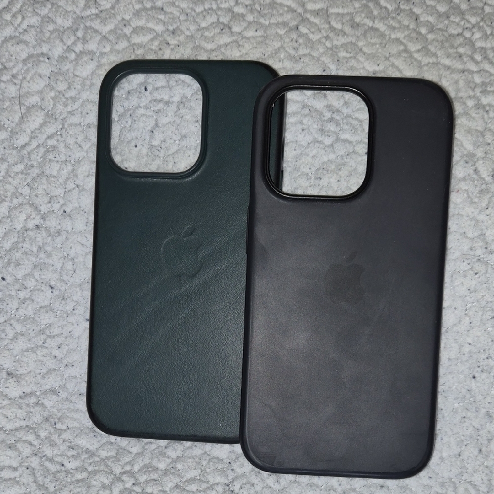 iPhone 14 Pro Cases - Silicone / Leather Style - Picture 8 of 8